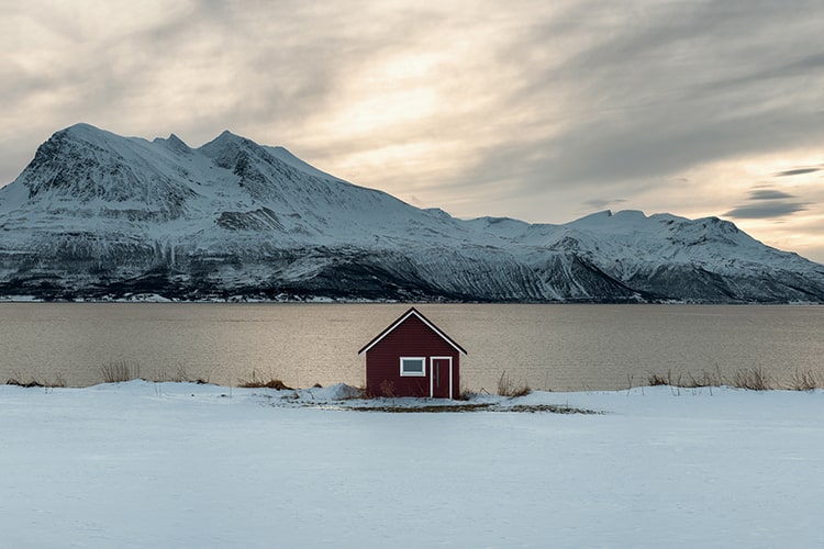 Tromso Fishing Hut Sunset
